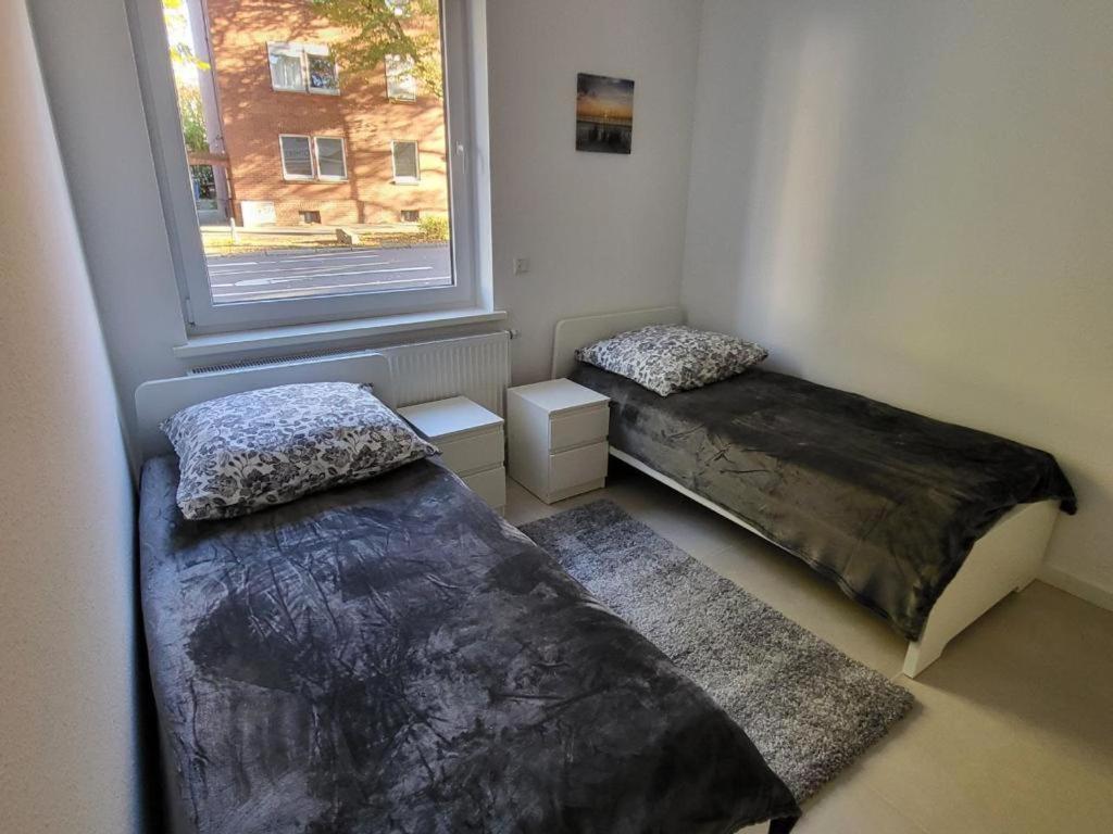 Monteurzimmer Mit Zwei Einzelnen Betten In Einer 3Zi Wohnung Mit Kuche Und Bad Osnabrück Kültér fotó